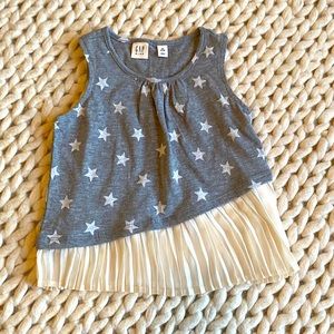 Gap Girls Sleeveless Stars Top Size XS